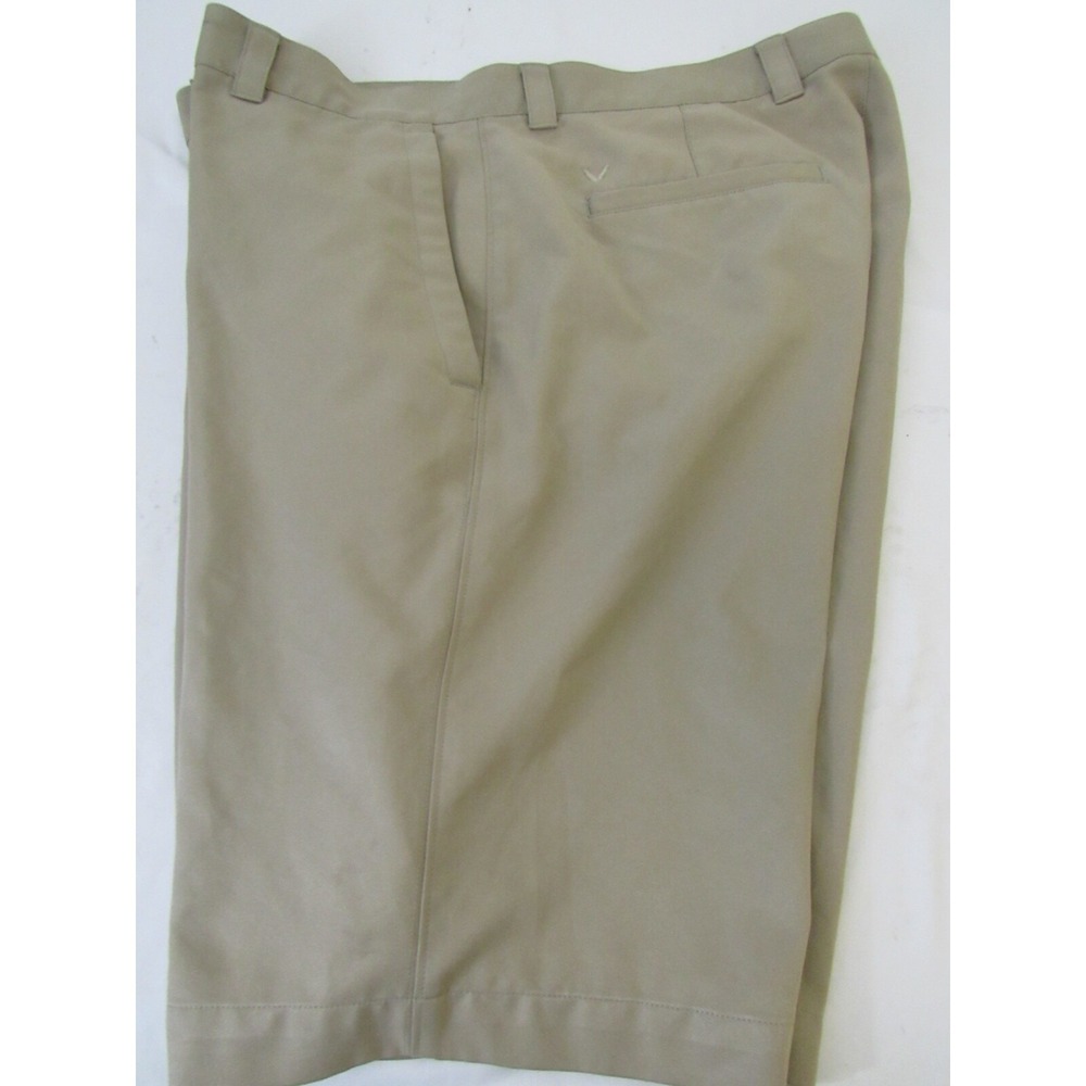 Callaway Golf Khaki Polyester‎ Stretch Shorts Size 36